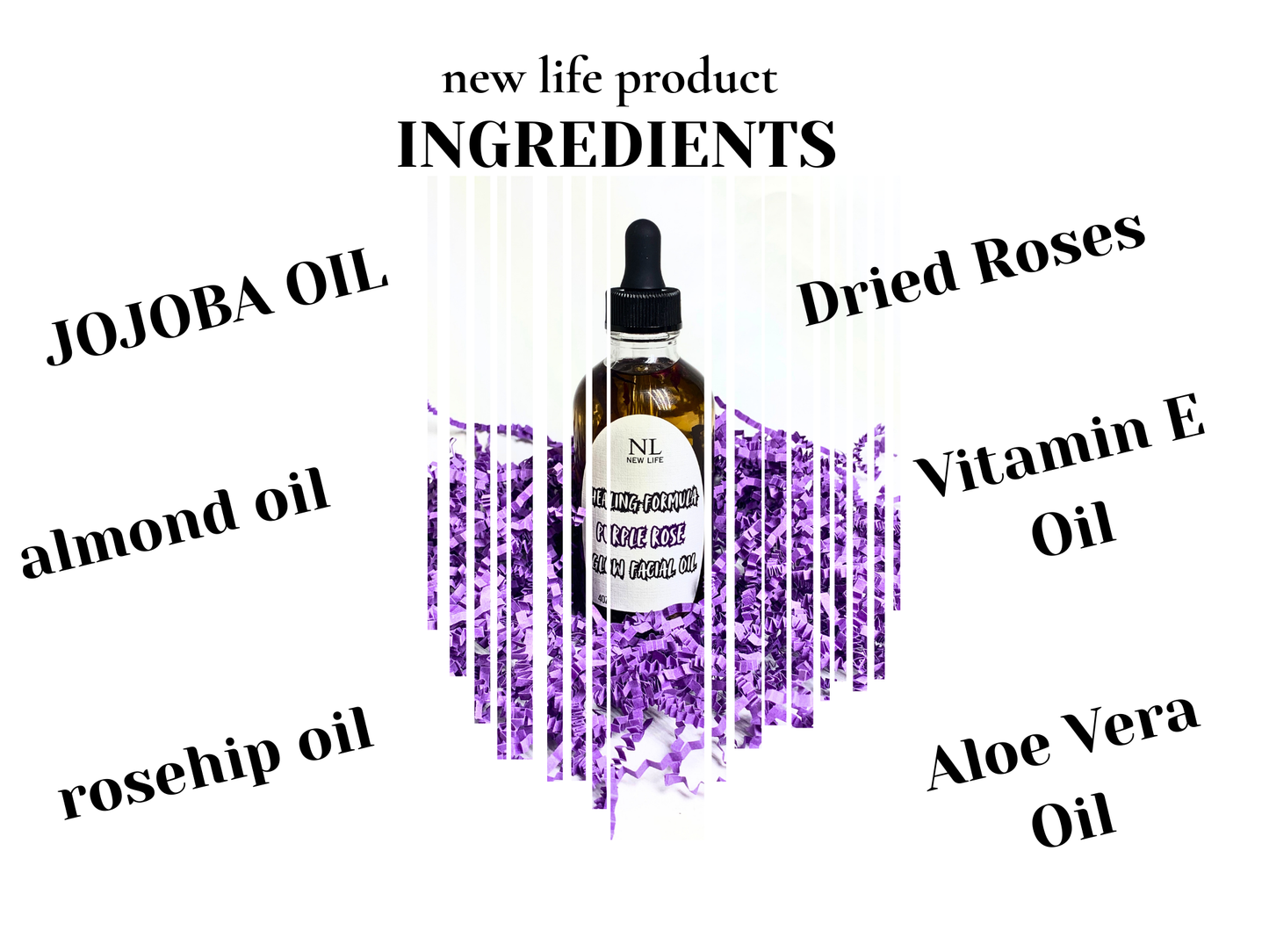 HEALING FORMULA PURPLE ROSE GLOW FACIAL OIL